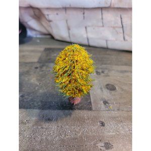 Village accessory yellow orange bush tree decor